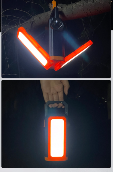 Многофункциональный кемпинговый фонарь – светильник Solar energy camping lantern F-911 (зарядка USB+солнечная батарея, 6 режимов работы, режим Powerbank)